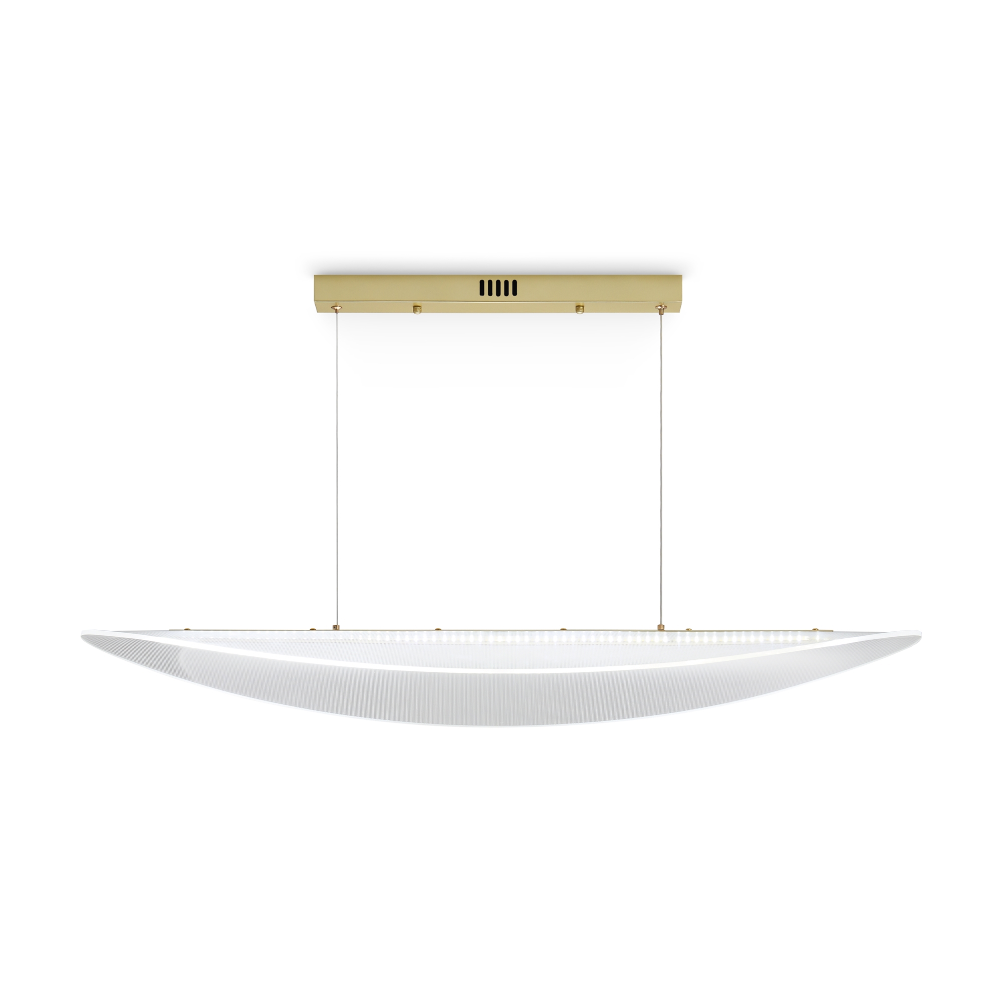 Изображение товара Подвесной светильник Freya Cloud LED 25 м² золотистый акрил стекло дизайн