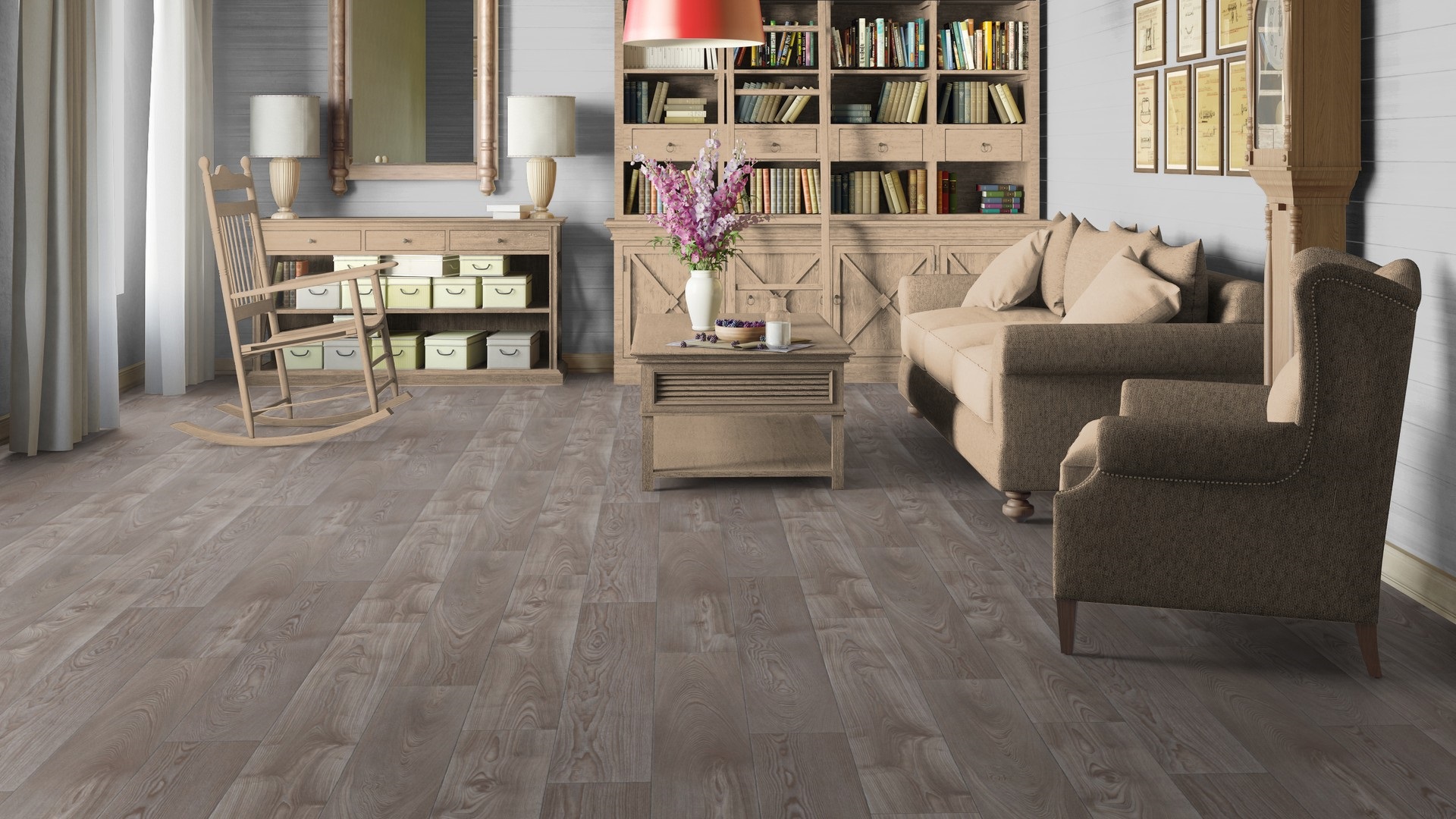 Изображение товара Линолеум бытовой TARKETT Favorit Carter 3 м коричневый