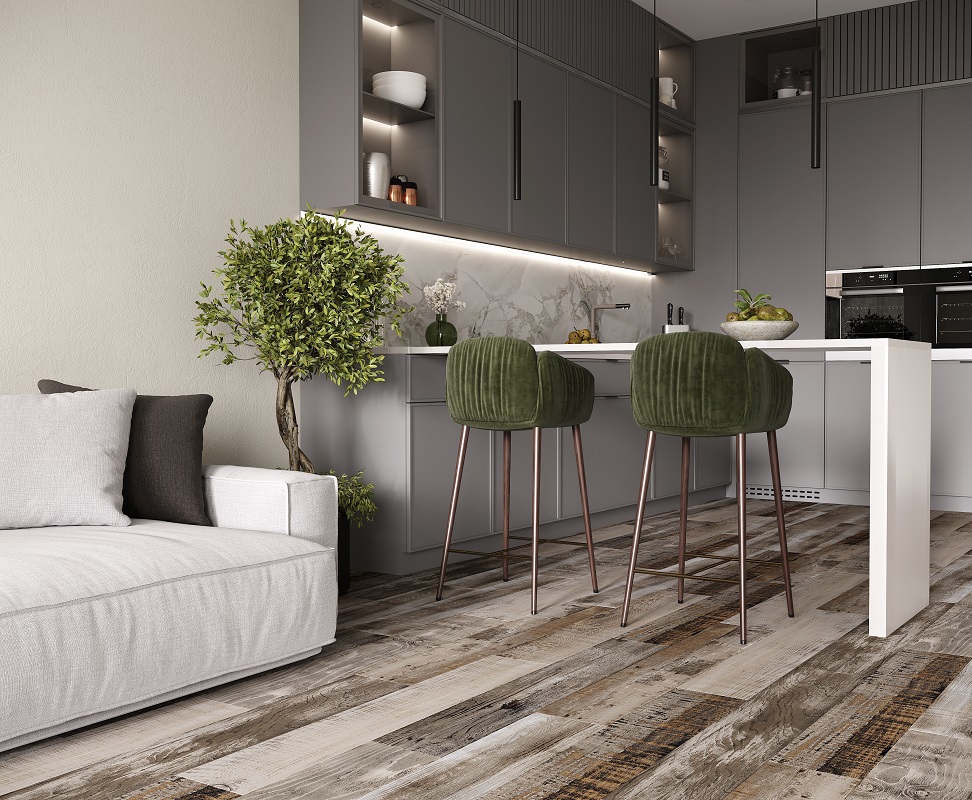 Изображение товара Керамогранит Laparet Vintage Grey 20x120 См матовый для пола и стен