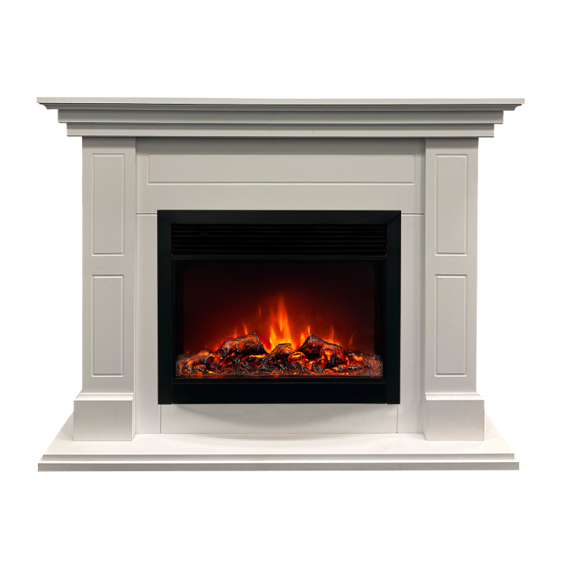 Изображение товара Каминокомплект Realflame Alicante 26 WTM-F511 с очагом Moonblaze Deluxe BL 1500 Вт белый