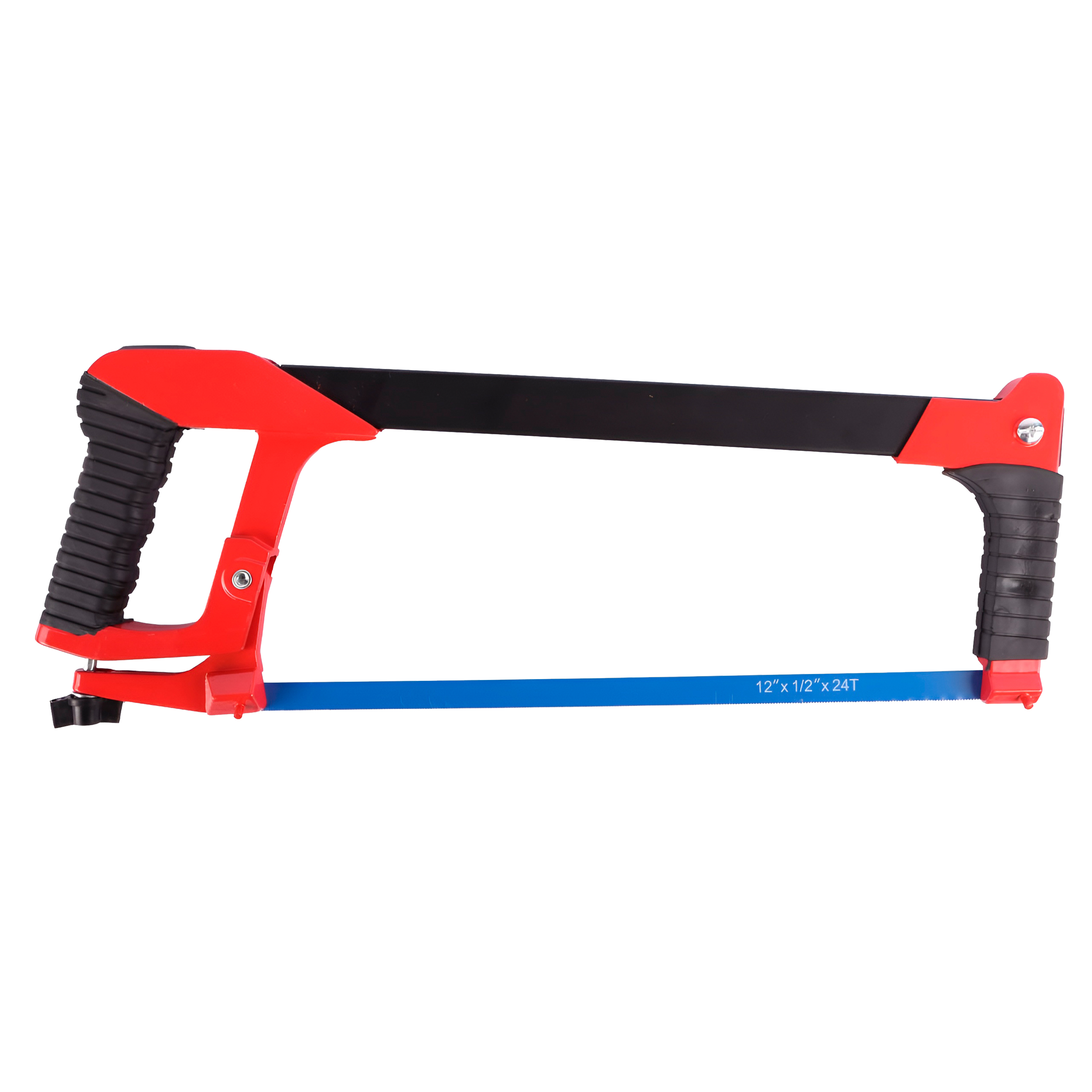 Изображение товара Ножовка по металлу DERZHI Профи с обрезиненной рукояткой 300 мм