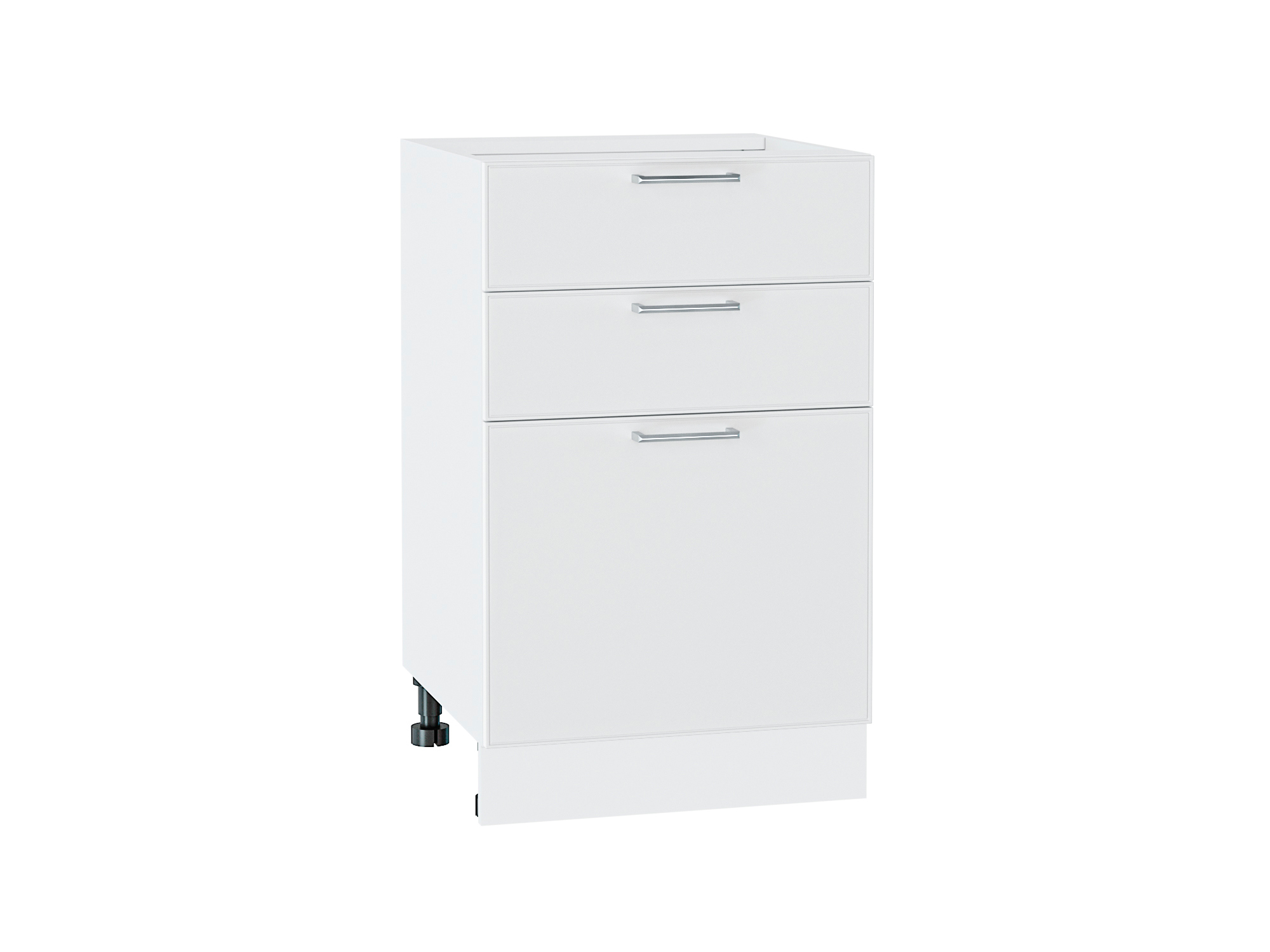 Изображение товара Напольный шкаф Сурская Мебель Мемфис 50x81.60x47.80 см МДФ цвет кальяри/белый софт