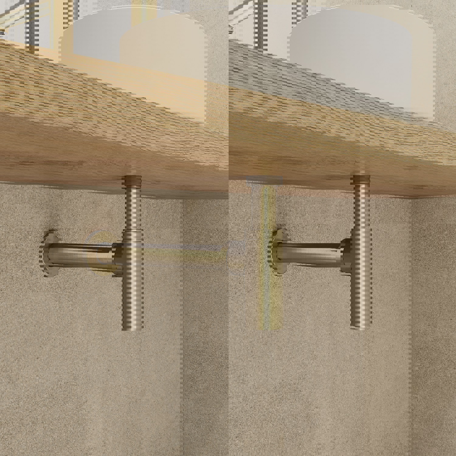 Изображение товара Сифон для мойки IDDIS D40 мм матовое золото OPTMG00i84 - латунь, 5 лет гарантии