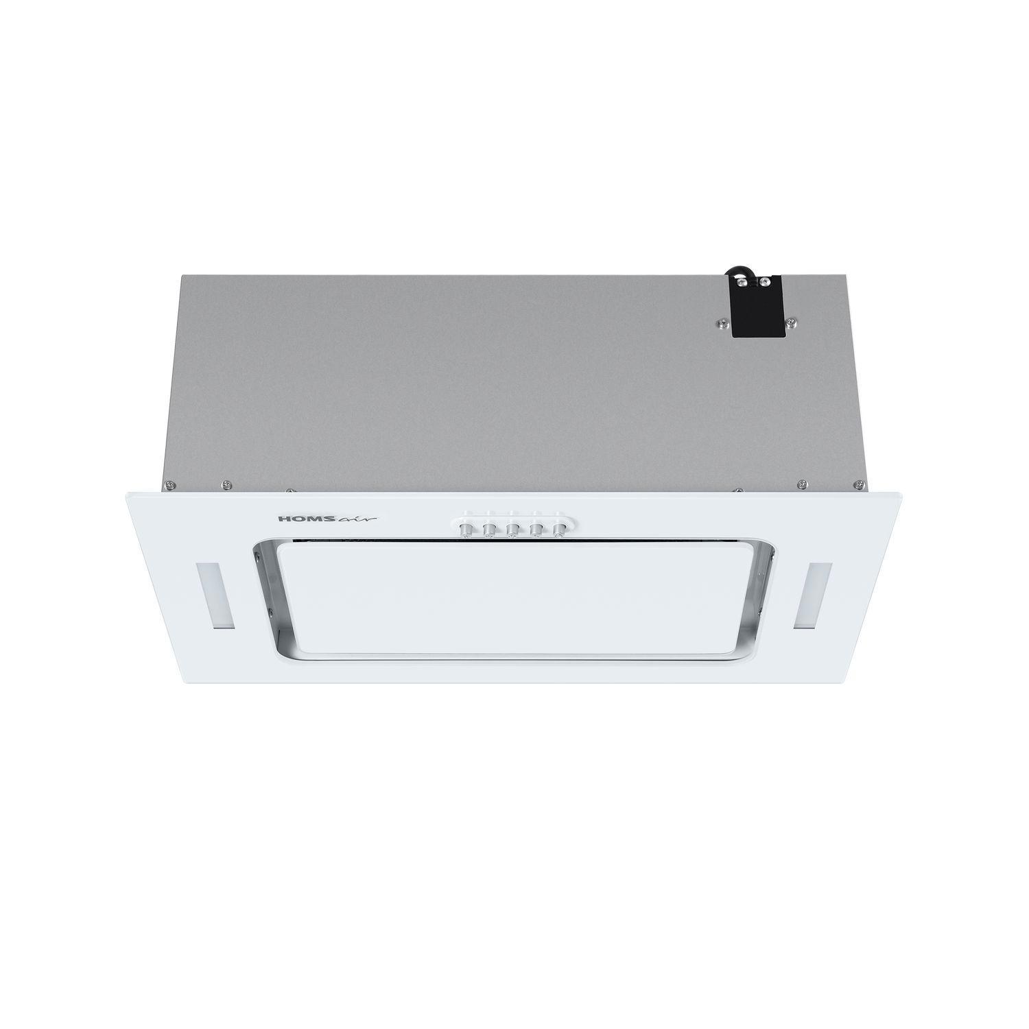 Изображение товара Встроенная вытяжка HOMSAIR Crocus Push 52 White 51.8 см механическое управление