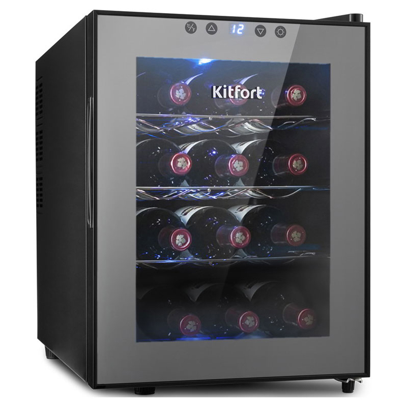 Изображение товара Винный шкаф KITFORT KT-2408 на 12 бутылок термоэлектрический