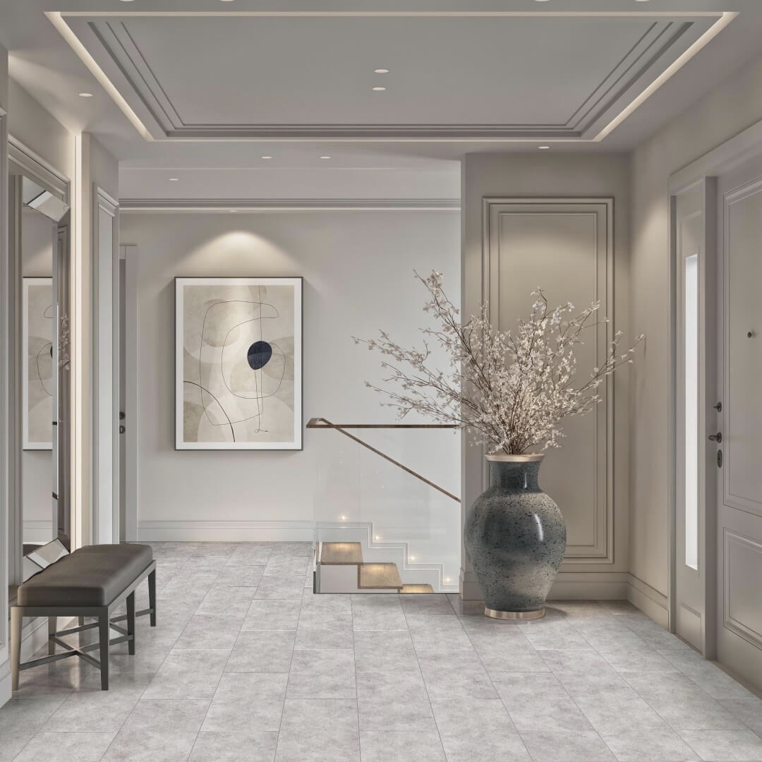 Изображение товара SPC плитка Royce Qvadro бетон 4 мм 600x300 мм 1.8 м² Россия