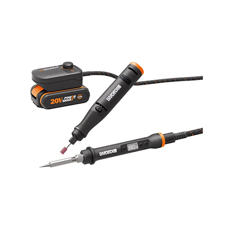 Изображение товара Аккумуляторный гравер Worx WX988 с паяльником и кейсом 20 В Li-Ion комплект