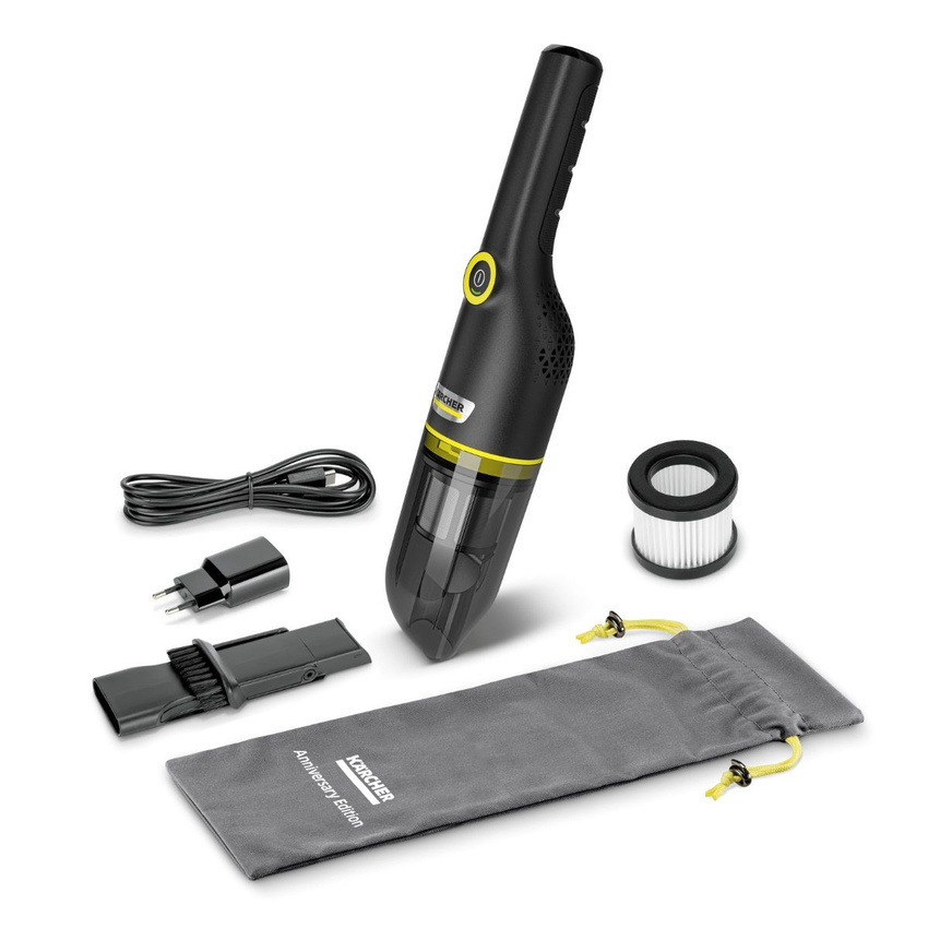Изображение товара Портативный аккумуляторный пылесос Karcher CVH Anniversary Edition черный компактный