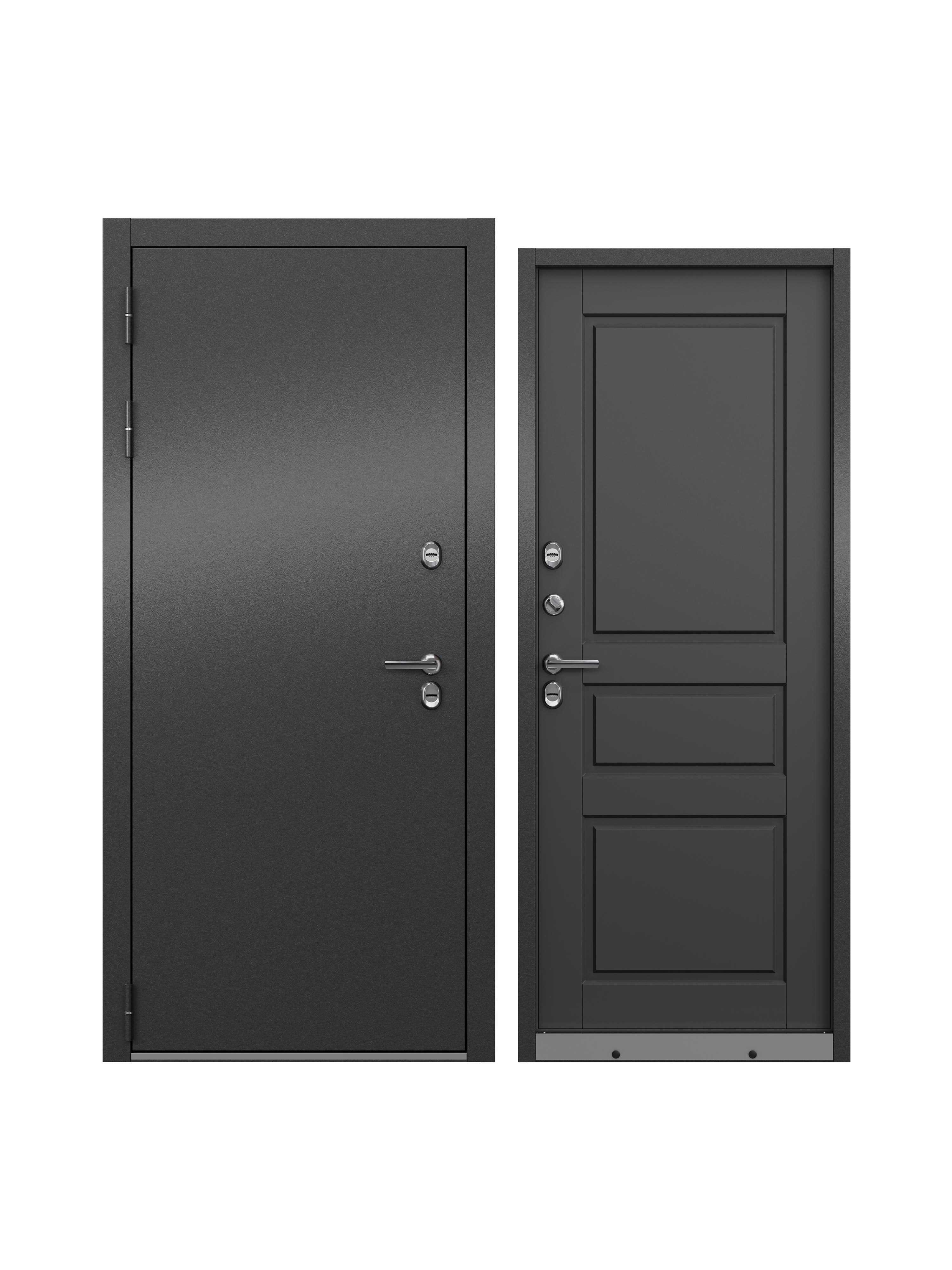 Изображение товара Входная дверь Unicorn Village optimal левый 205x88см цвет антрацит букле/графит софт Изображение товара Входная дверь Unicorn Village optimal левый 205x88см цвет антрацит букле/графит софт