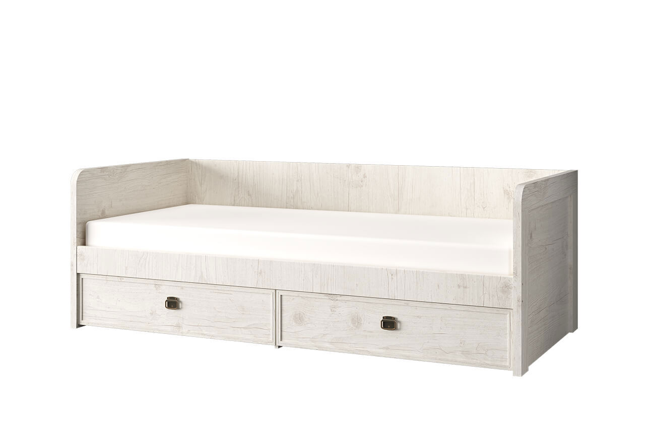 Изображение товара Кровать Anrex Magellan 206.9x71.4x95.2 см ЛДСП цвет сосна