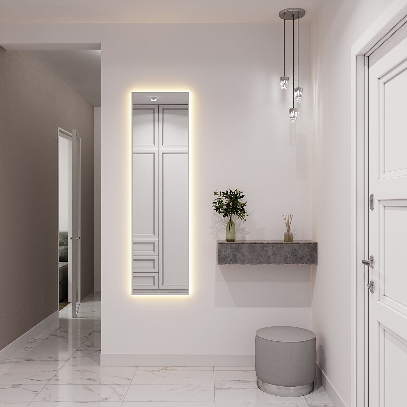 Изображение товара Зеркало со встроенной подсветкой One mirror 16150сст 50x160 см Изображение товара Зеркало со встроенной подсветкой One mirror 16150сст 50x160 см