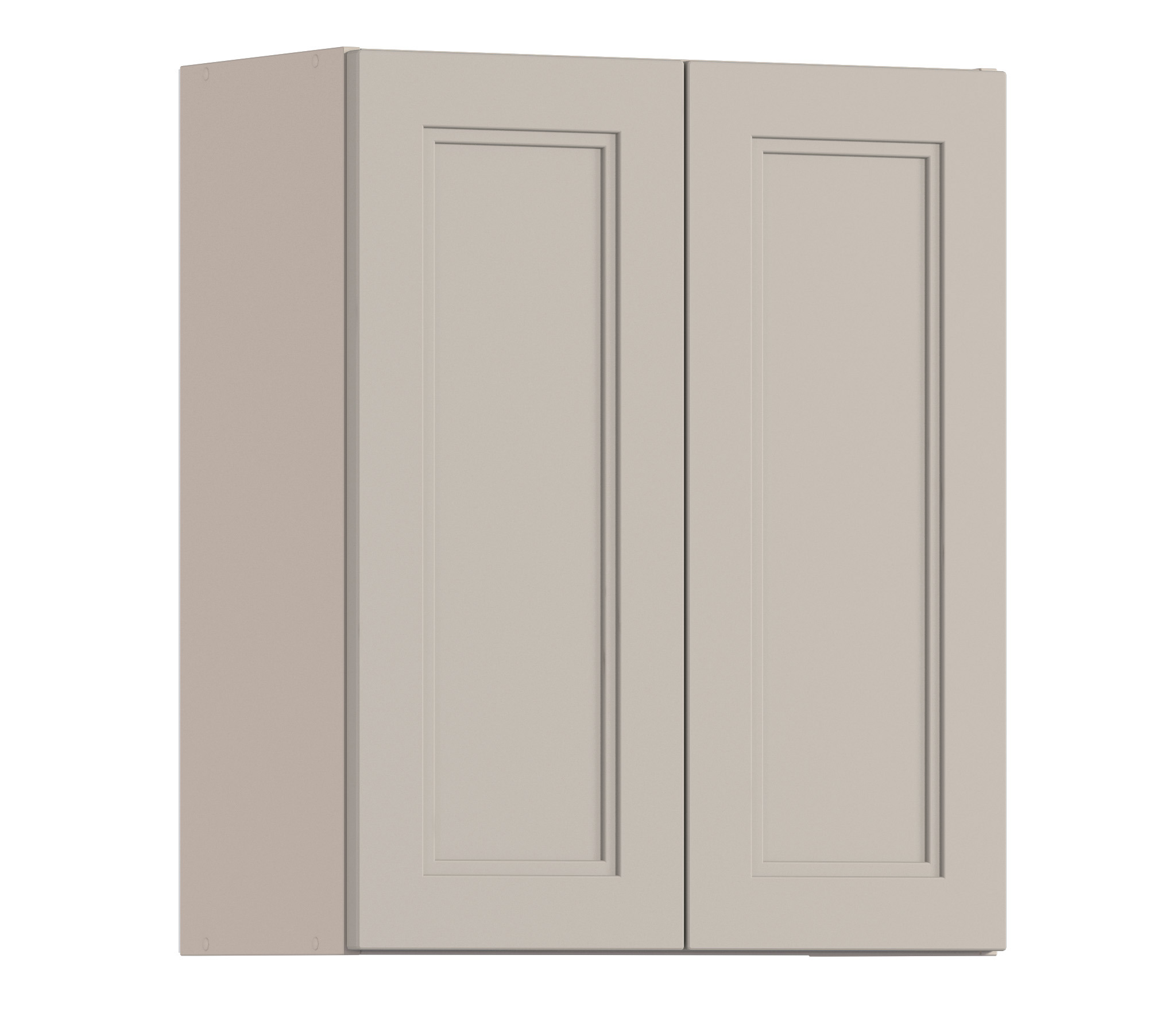 Изображение товара Навесной шкаф Регина Столплит 60x72x29 см с двумя фасадами МДФ серого цвета