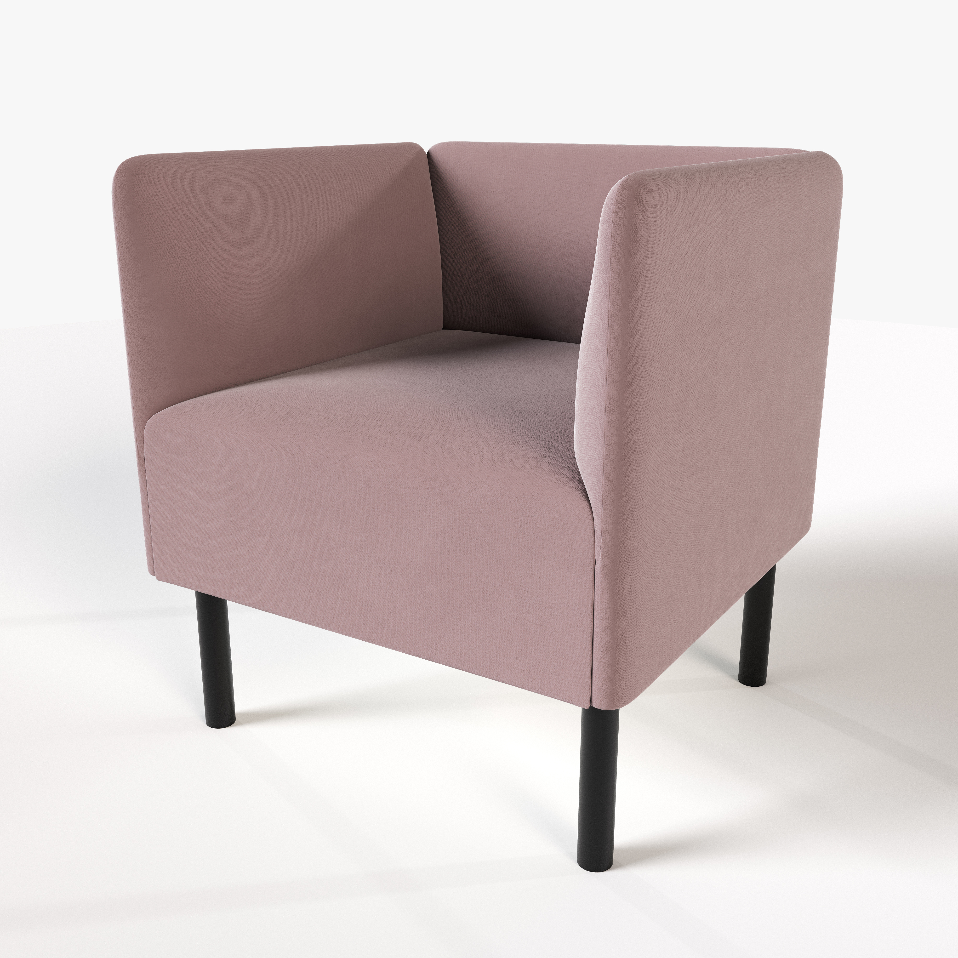 Изображение товара Кресло Монреаль SALON TRON 68x75x54 см велюр розовое дизайнерское кресло для гостиной и офиса