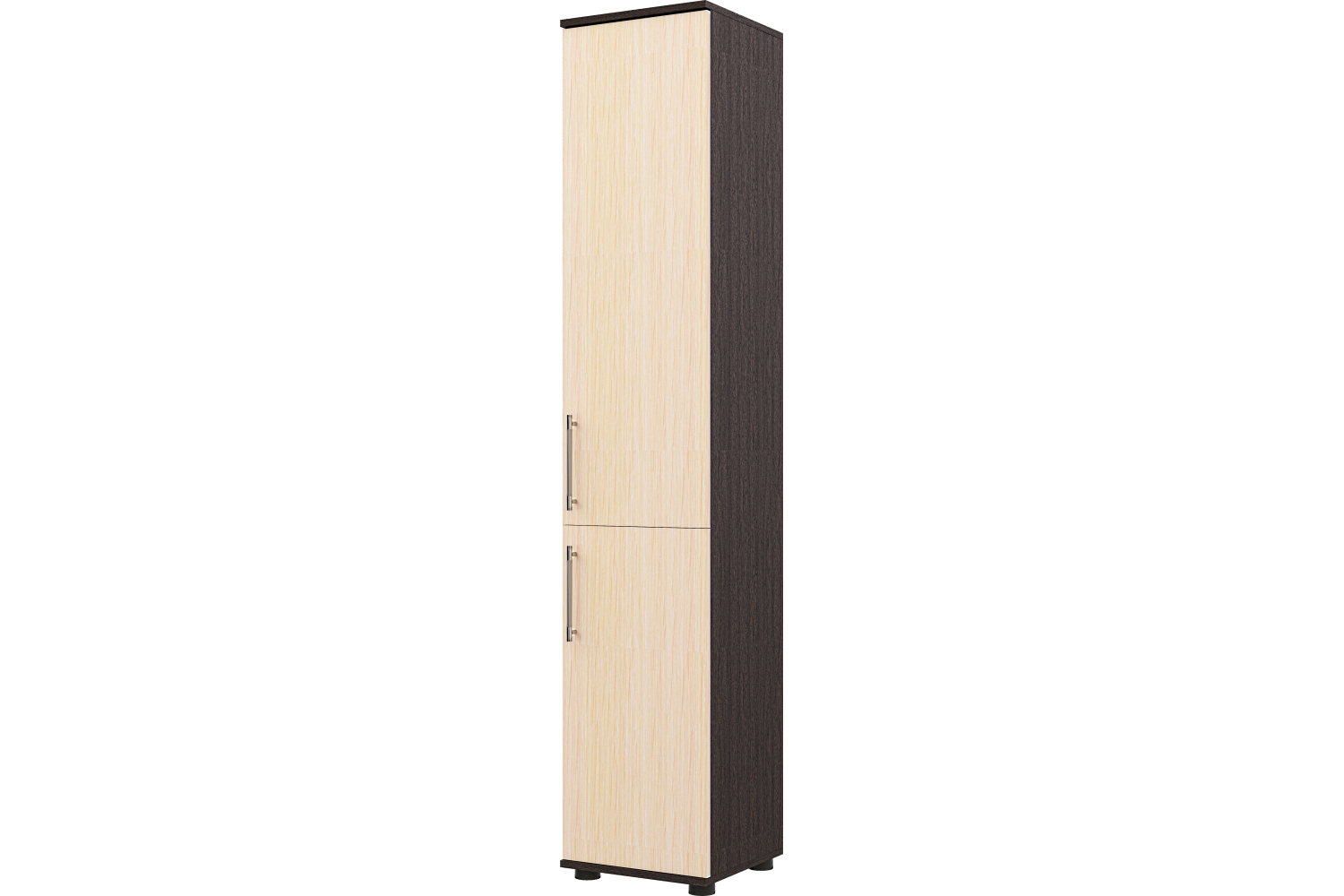 Изображение товара Шкаф распашной Пирамида А-21 в/мол 38.5x200x38 см ЛДСП цвет венге/мол.дуб