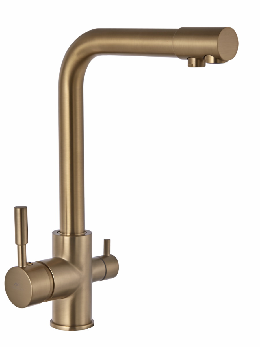 Изображение товара Однорычажный смеситель Fashun A4352-21 излив 29 см цвет бронза