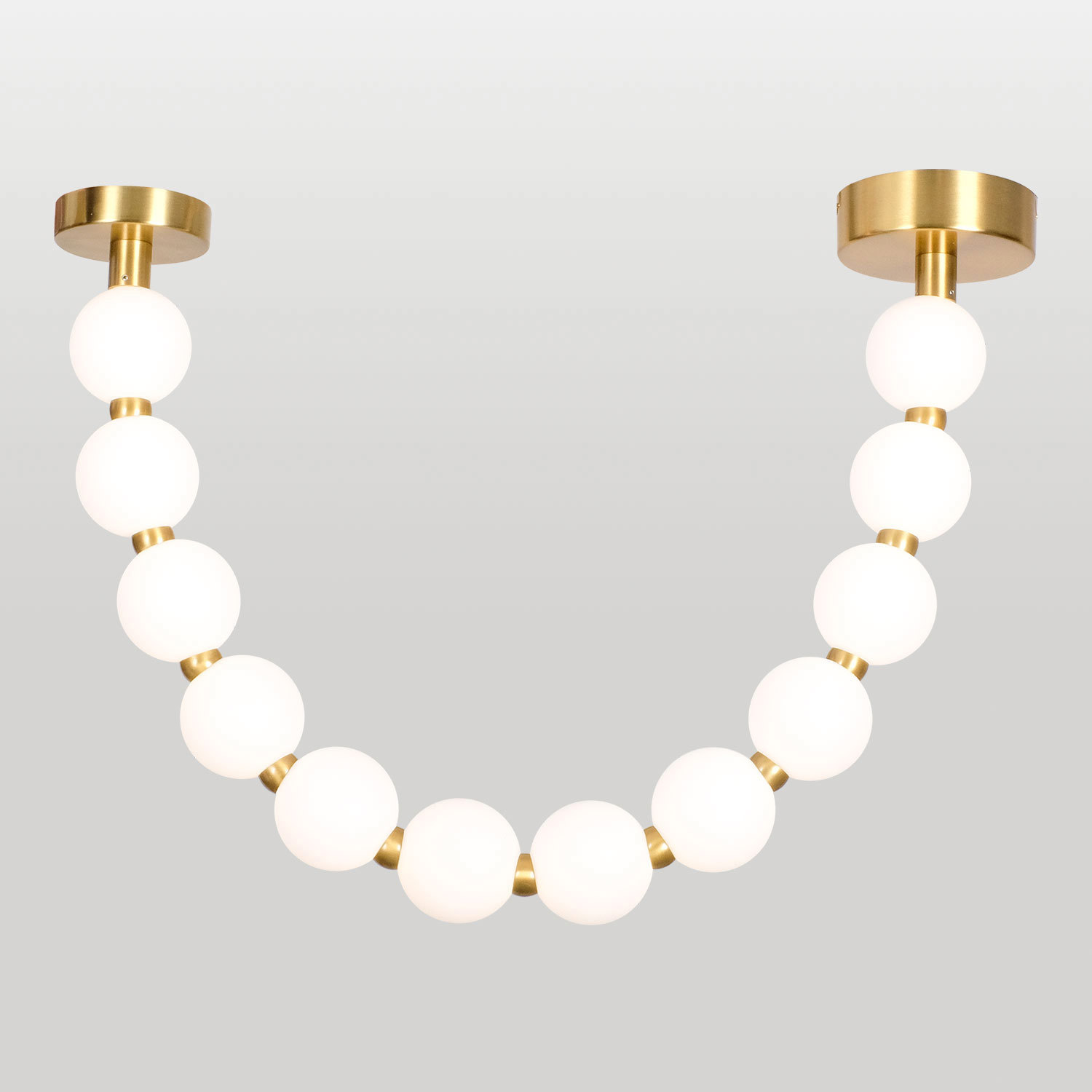 Изображение товара Светильник подвесной светодиодный Lussole Skew Lsp-7299 8.5 м² нейтральный белый свет цвет золотистый