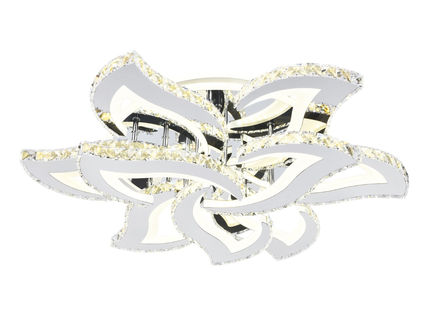 Изображение товара Люстра потолочная светодиодная Ambrella light FA1725 с пультом управление 23 м²