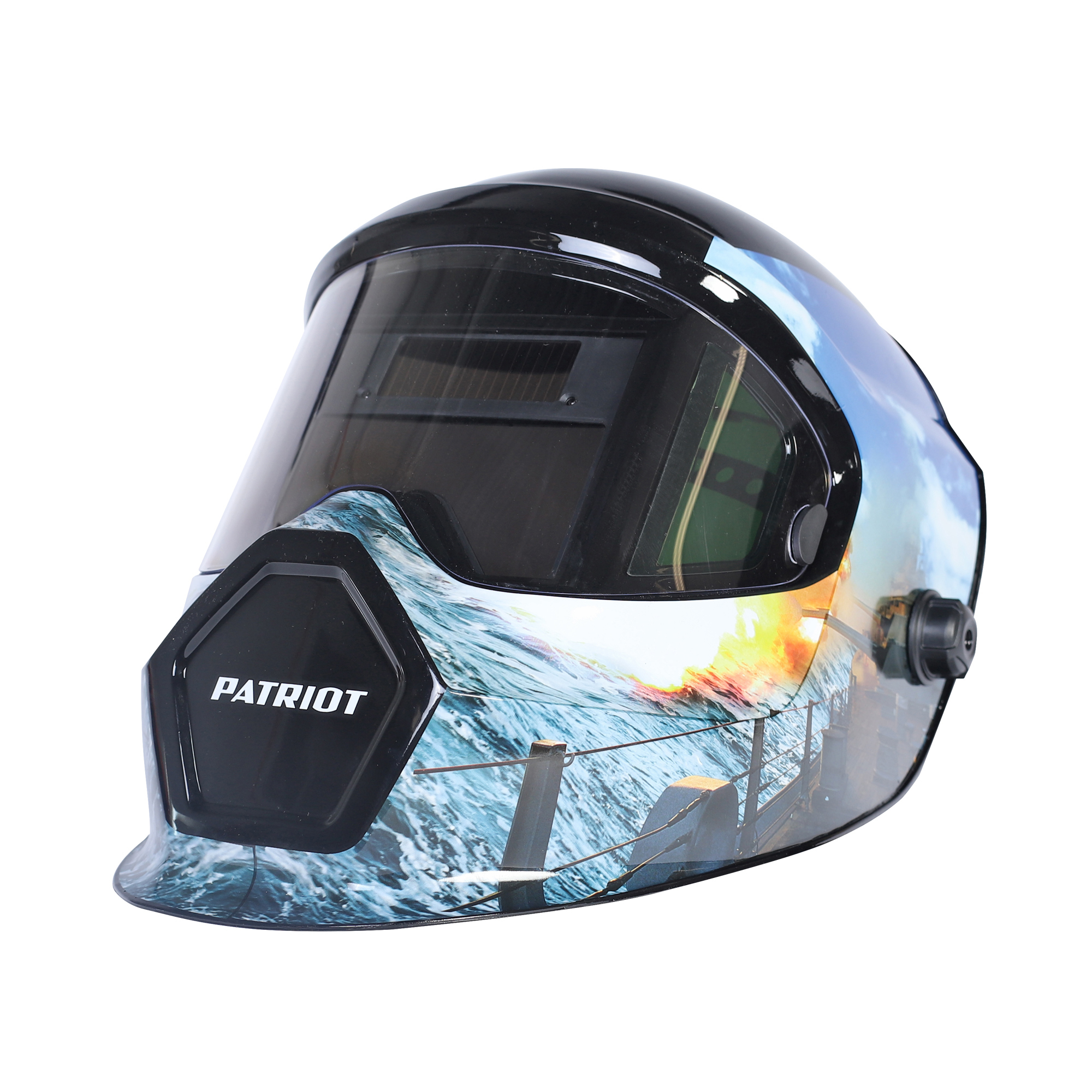 Изображение товара Маска сварщика Patriot Wh 600E с авто-затемнением и защитой глаз Изображение товара Маска сварщика Patriot Wh 600E с авто-затемнением и защитой глаз