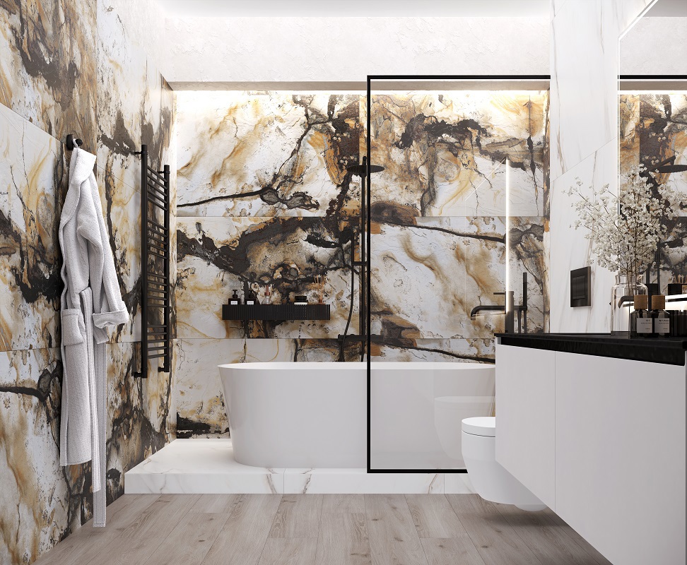 Изображение товара Керамогранит Laparet Skat Gold бежевый 80x160 см 2.56 м²