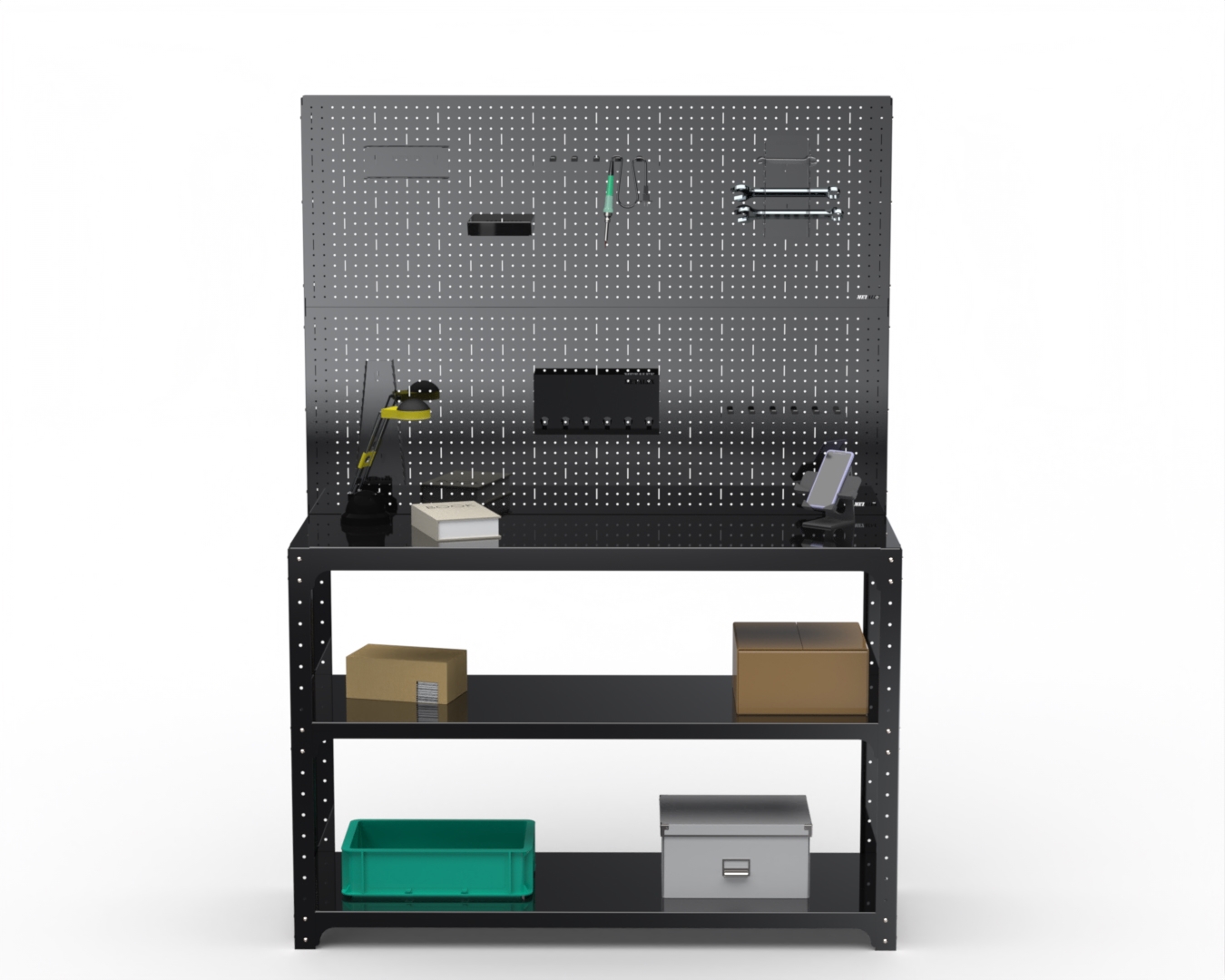 Изображение товара Стол-верстак Metalex 205620 950x1800x400 мм, максимальная нагрузка 260 кг