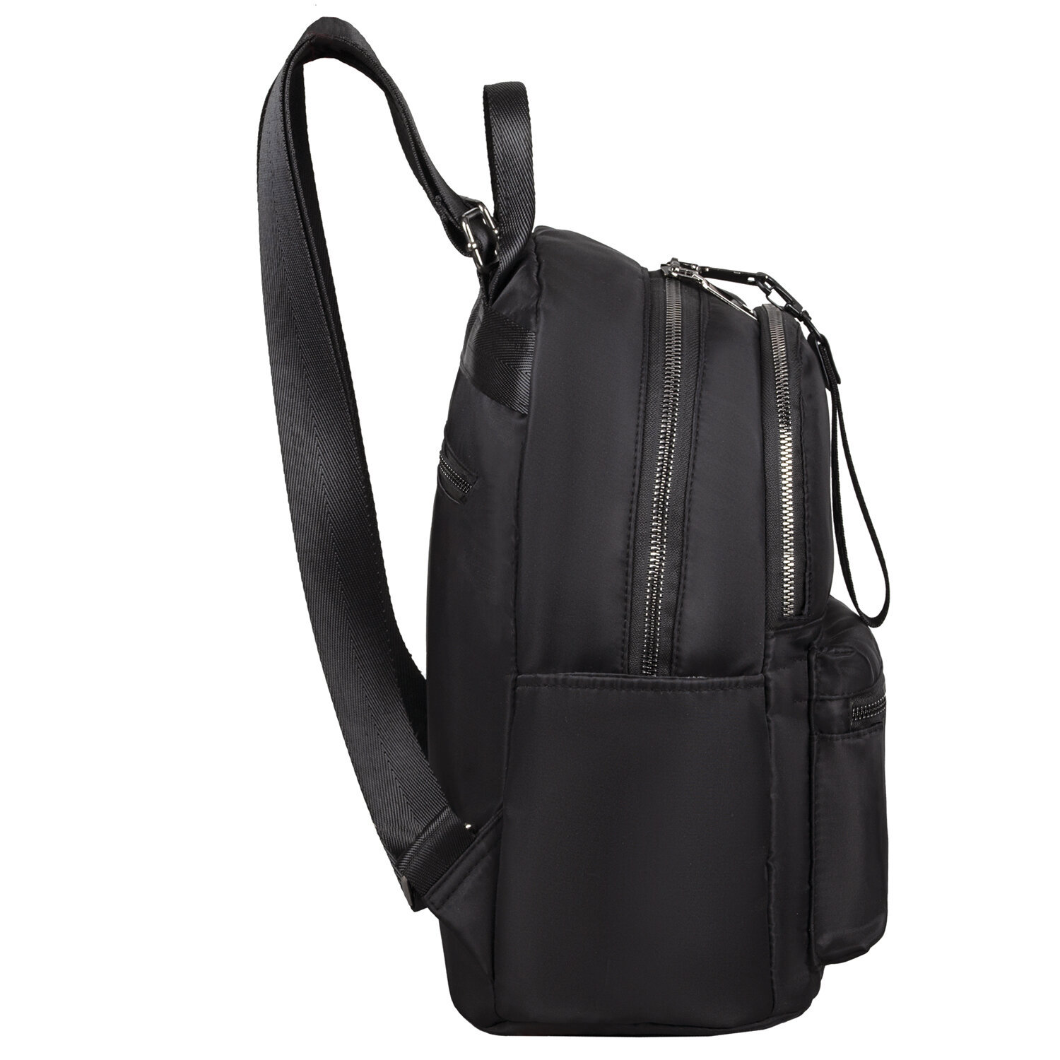 Изображение товара Стильный рюкзак Brauberg Podium 24x33x13 см из полиэстера черный для ежедневного использования