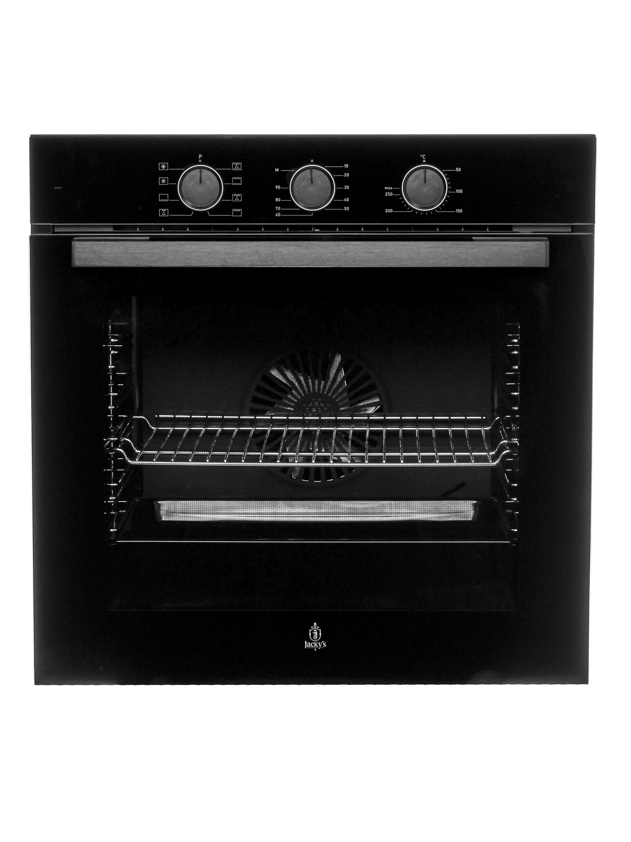 Изображение товара Встраиваемый духовой шкаф Jacky`s JO EN7618 черное стекло 73л