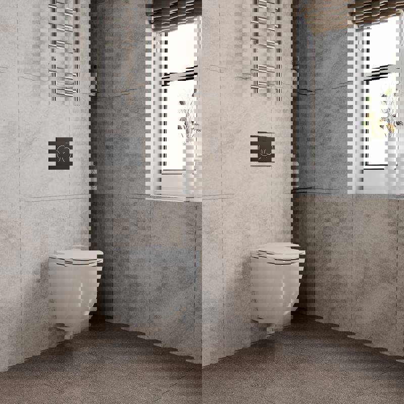 Изображение товара Комплект инсталляции BAU 6 в 1 и безободковый унитаз Dream Hurricane 5