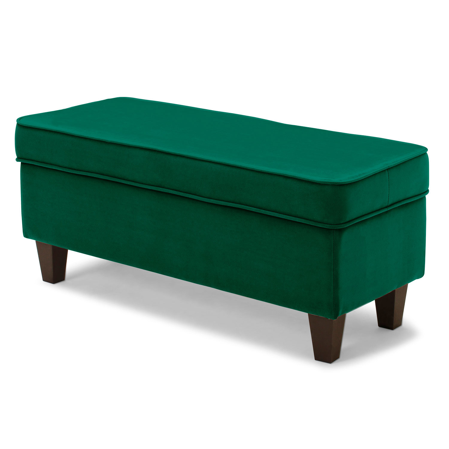 Изображение товара Банкетка NORTA Lori Vivaldi 11 велюр зеленая 43x100 см