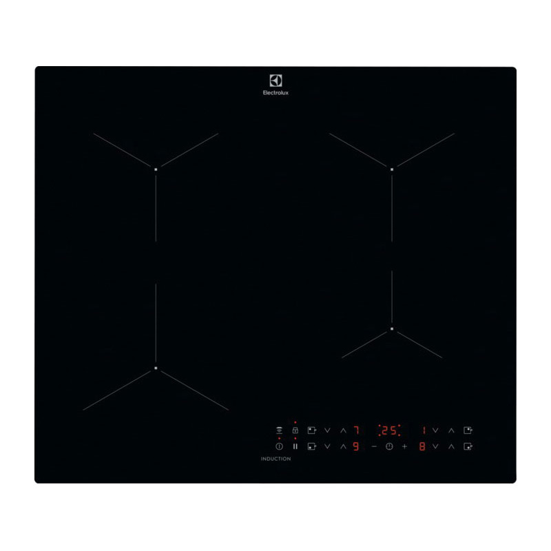 Изображение товара Электрическая варочная панель Electrolux IPEL644KC 4 индукционные конфорки черный