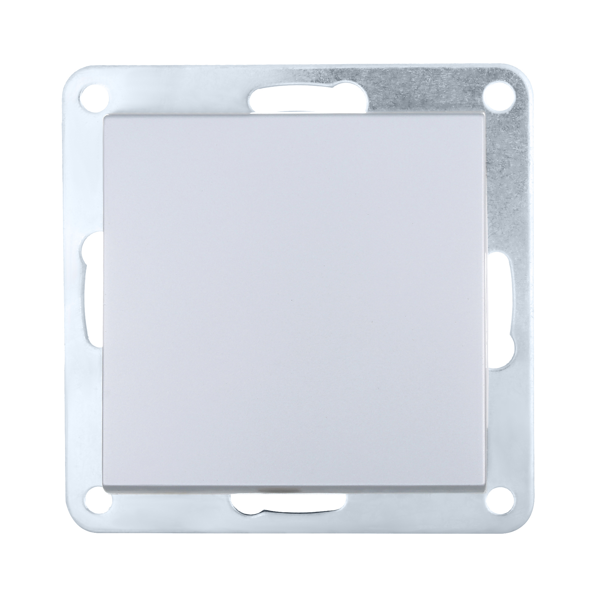 Изображение товара Переключатель встраиваемый Lk studio LK80 840303-1 1 клавиша цвет серебристый металлик