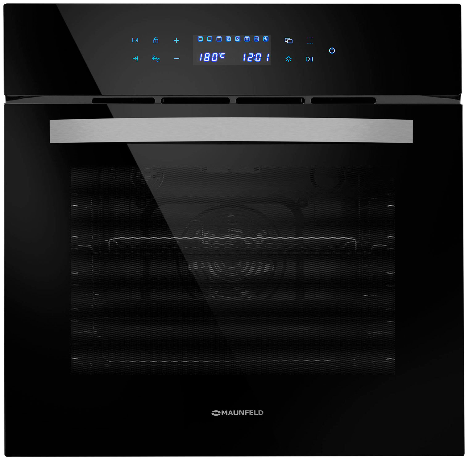 Изображение товара Встраиваемый духовой шкаф Maunfeld Eoec.566Tb 59.50x59.50x53.20 см цвет черный