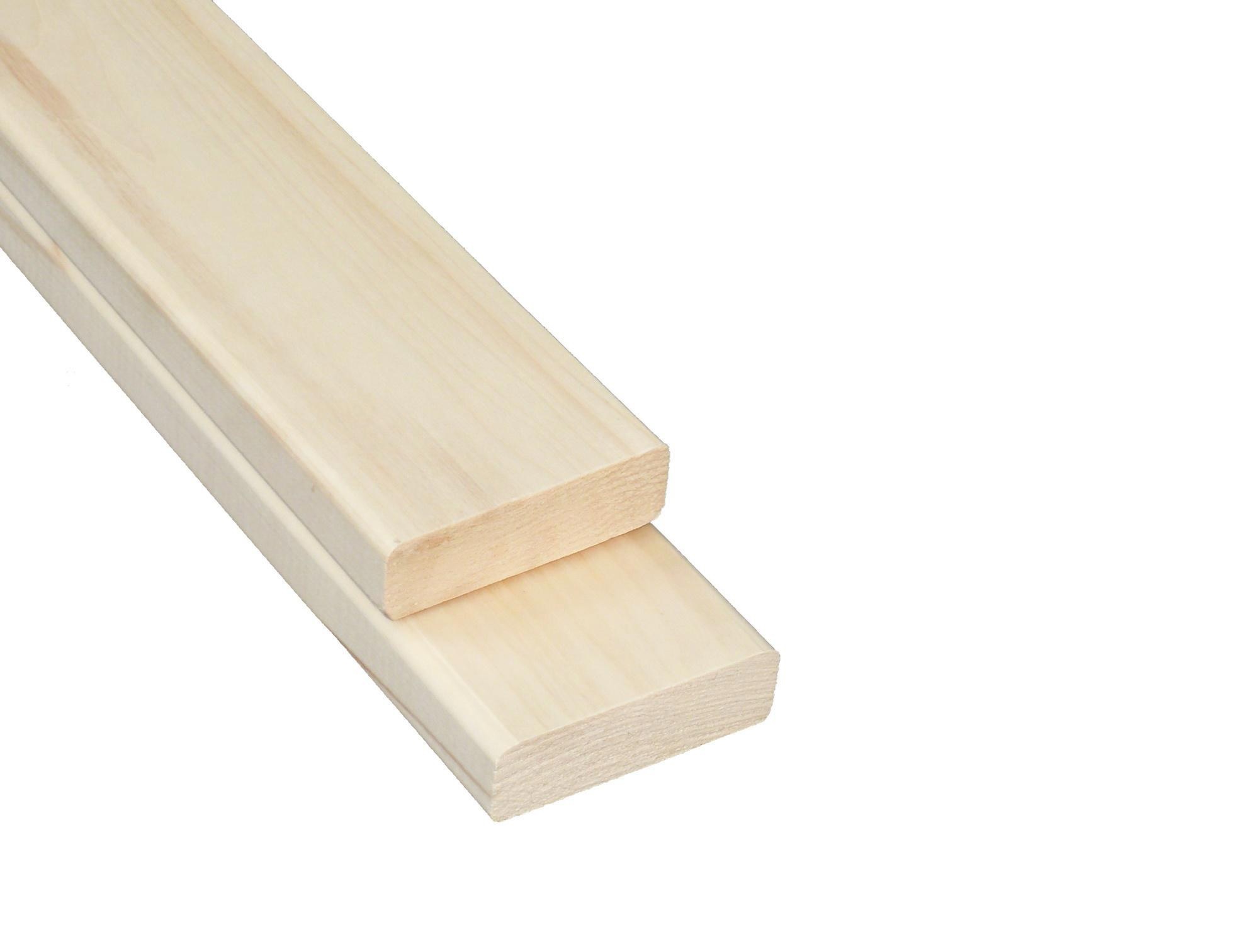 Изображение товара Полок осина AB 1200x85x25 — 2 шт, ЛЕСПРОФ, для бани