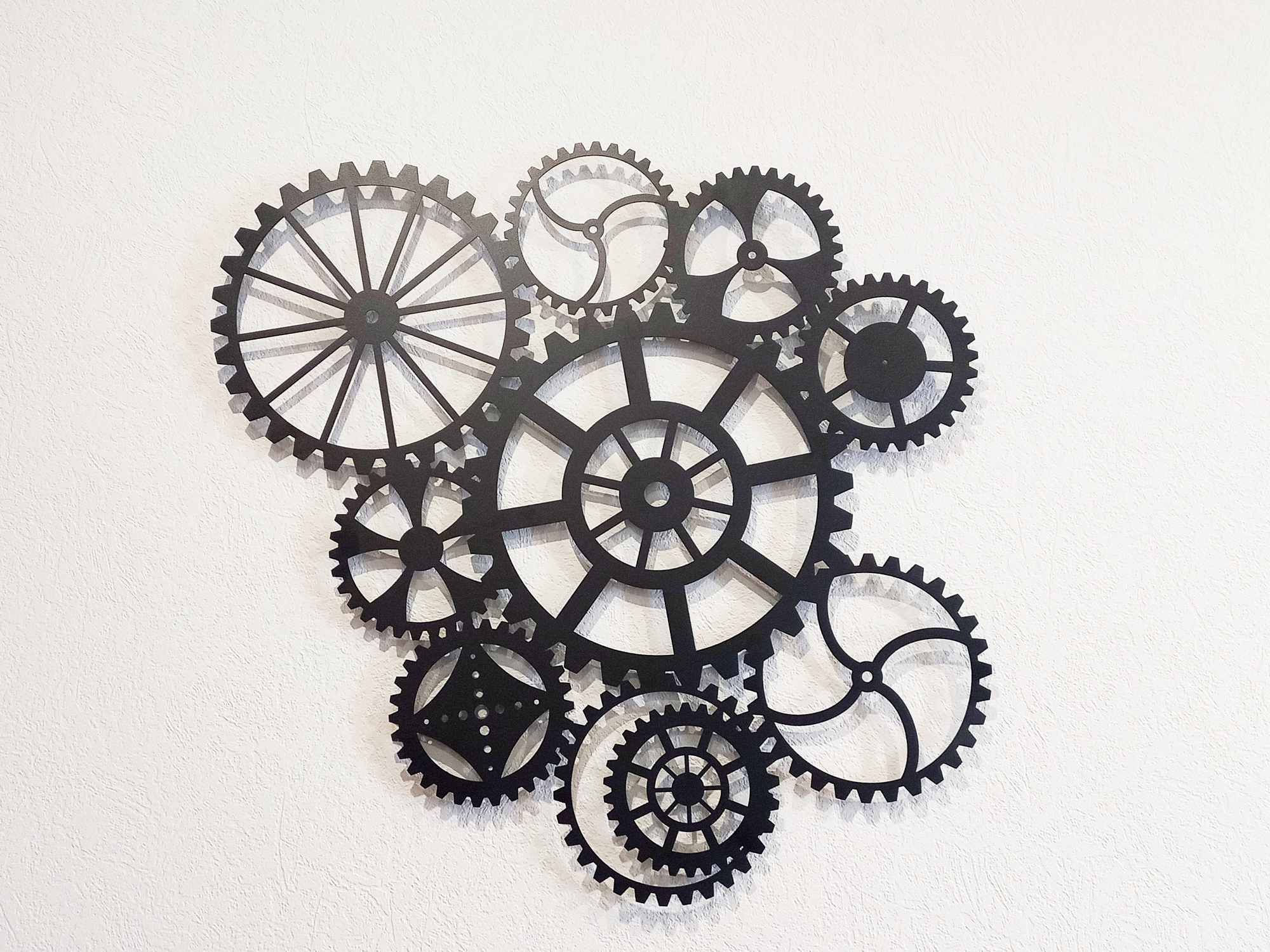 Изображение товара Панно Форвард-Мебель Механика 102118, металл, черный, 65x67 см