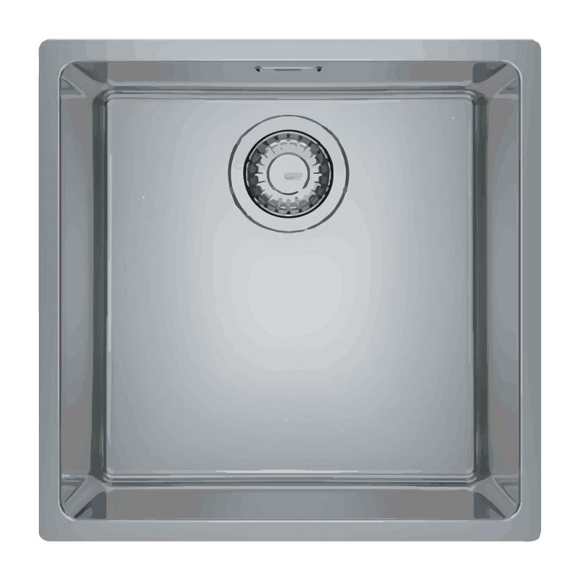 Изображение товара Врезная мойка Franke FEX 110-40 нержавеющая сталь цвет сталь
