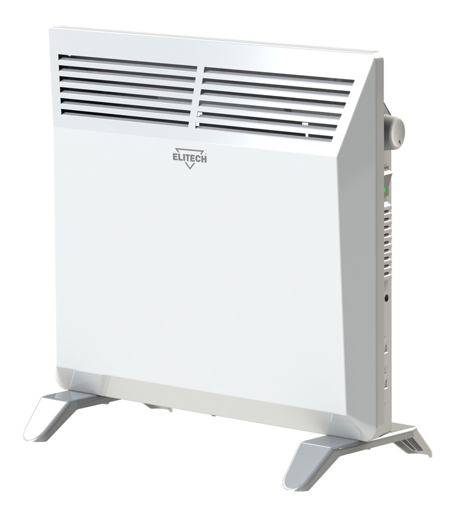 Изображение товара Конвектор электрический Elitech ЭКН 1000 с механическим термостатом 1000 Вт