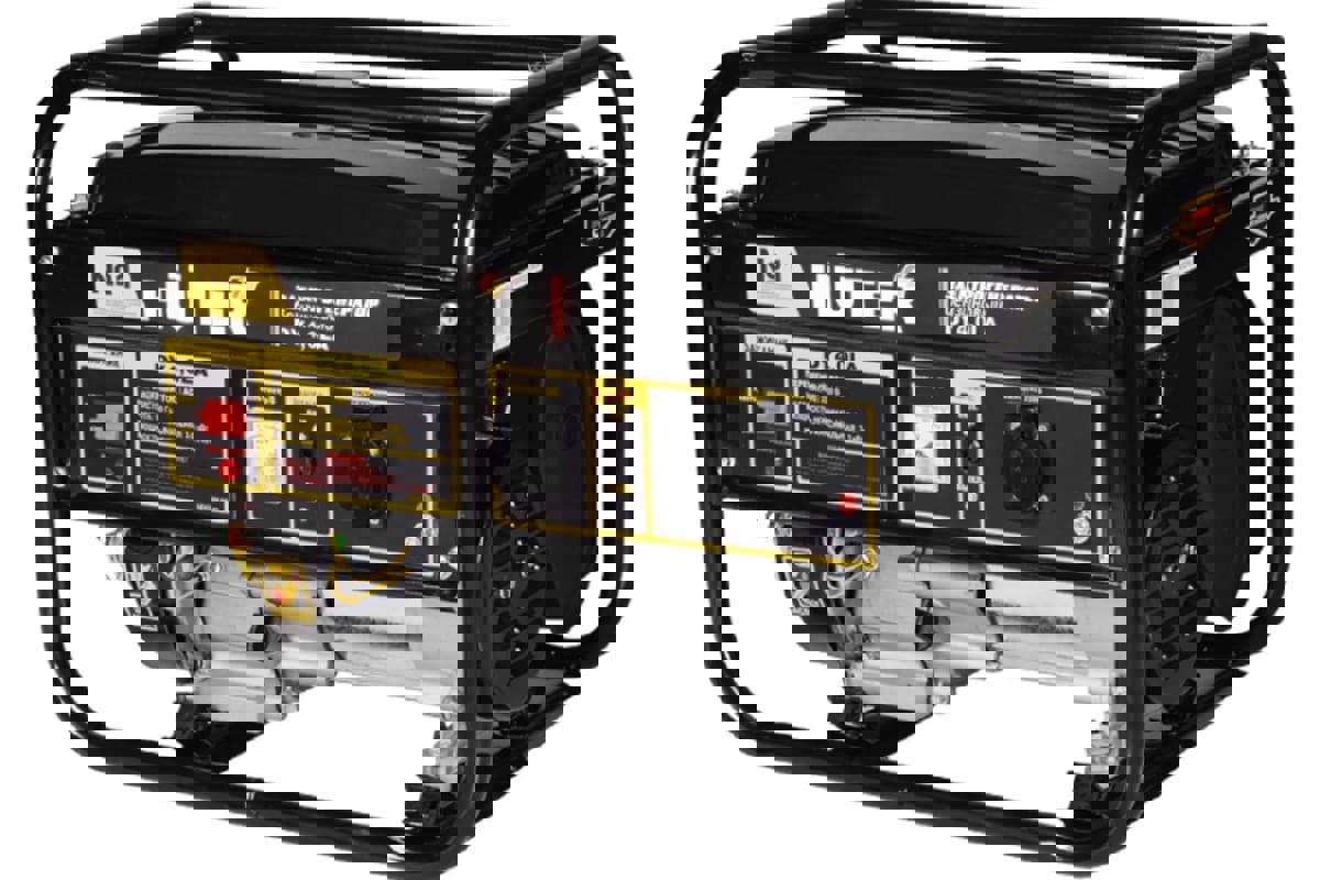 Изображение товара Бензиновый генератор Huter DY4.0LA 3.3 кВт с ручным запуском и синхронным альтернатором