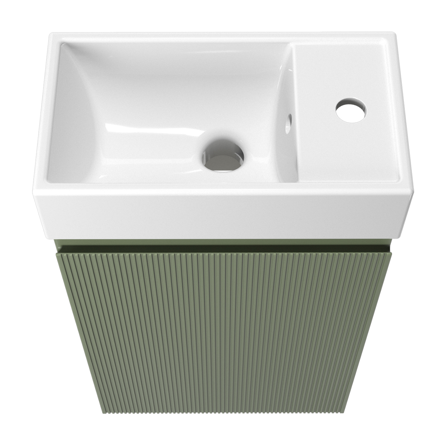 Изображение товара Тумба с раковиной подвесная Wellsee WC Area 20216930R для ванной