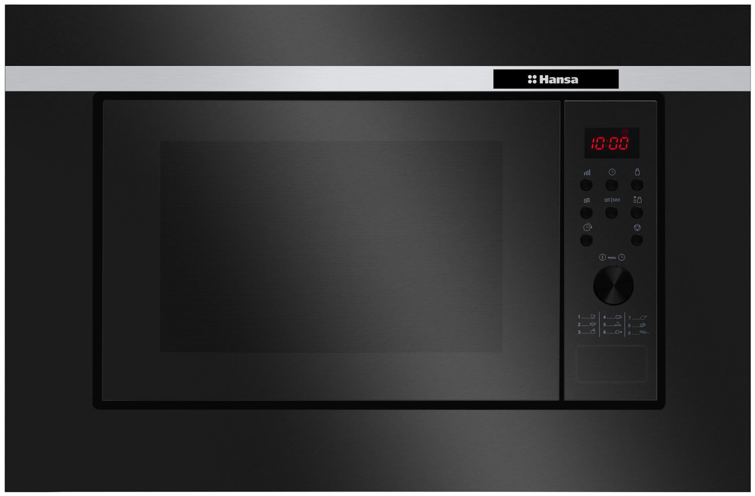 Изображение товара Встраиваемая микроволновая печь Hansa AMG20BFH черный 20 л 700 Вт гриль