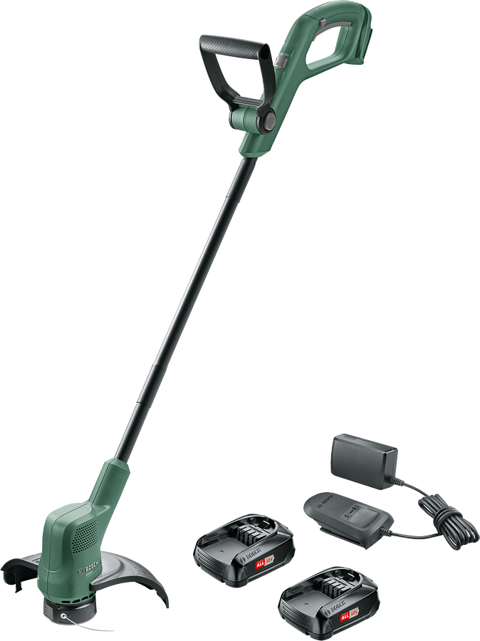 Изображение товара Аккумуляторный триммер Bosch EasyGrassCut 18-260 с двумя батареями и зарядным устройством
