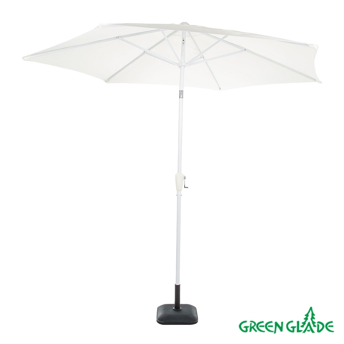 Изображение товара Зонт садовый Green Glade A2092 белый 264 см