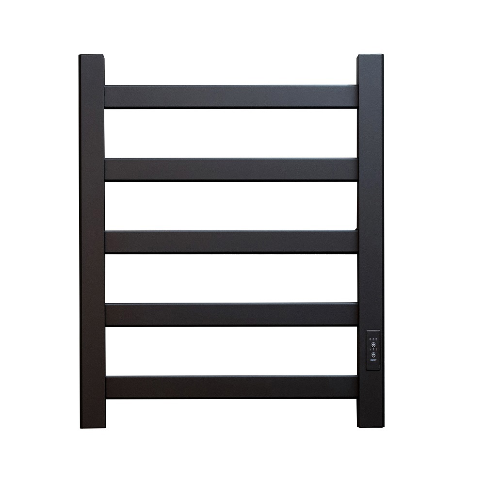 Изображение товара Электрический полотенцесушитель Termoprime ПэкДиана 1 черный матовый 600 мм 100 Вт