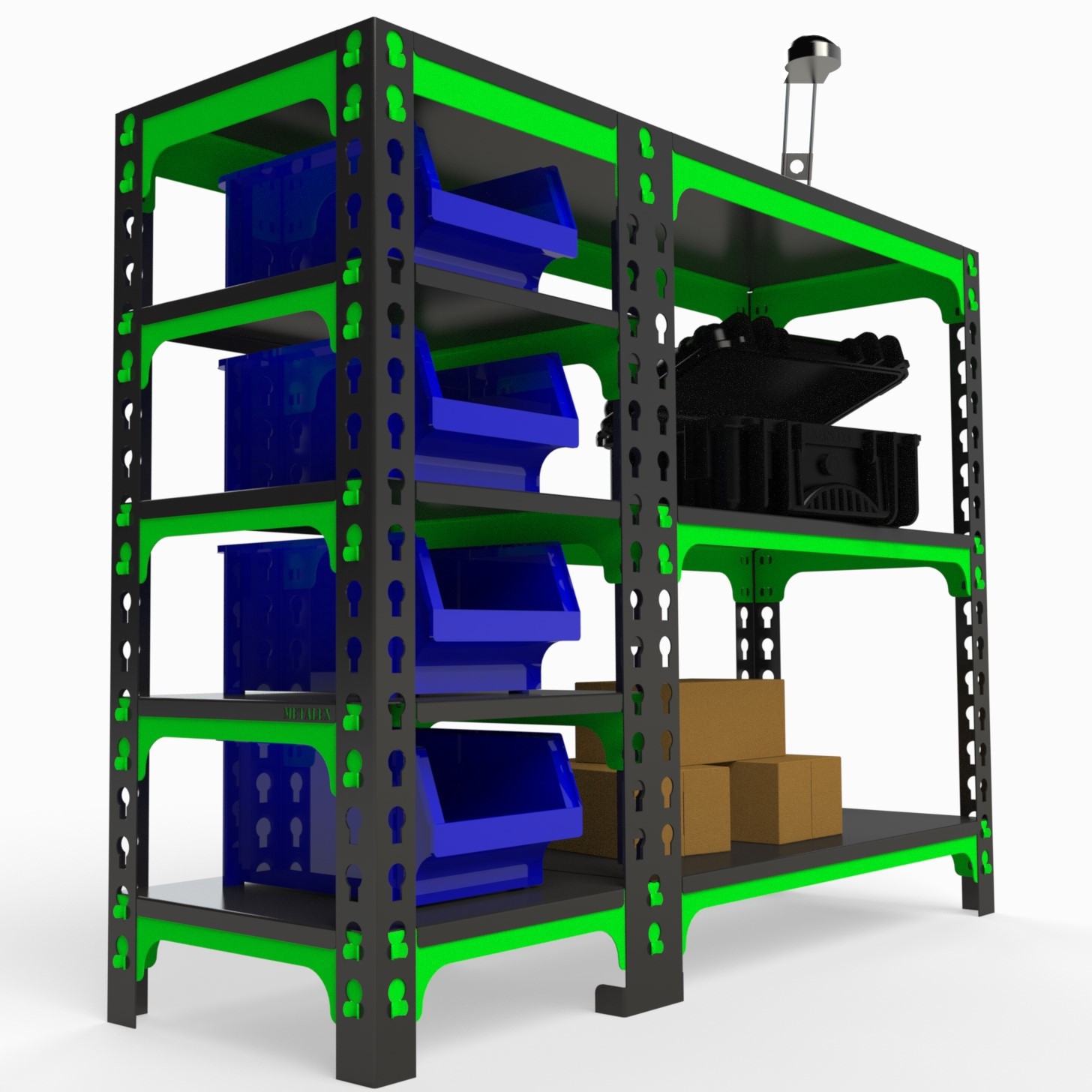 Изображение товара Стол-верстак стационарный Metalex SVBP951060, максимальная нагрузка 260 кг