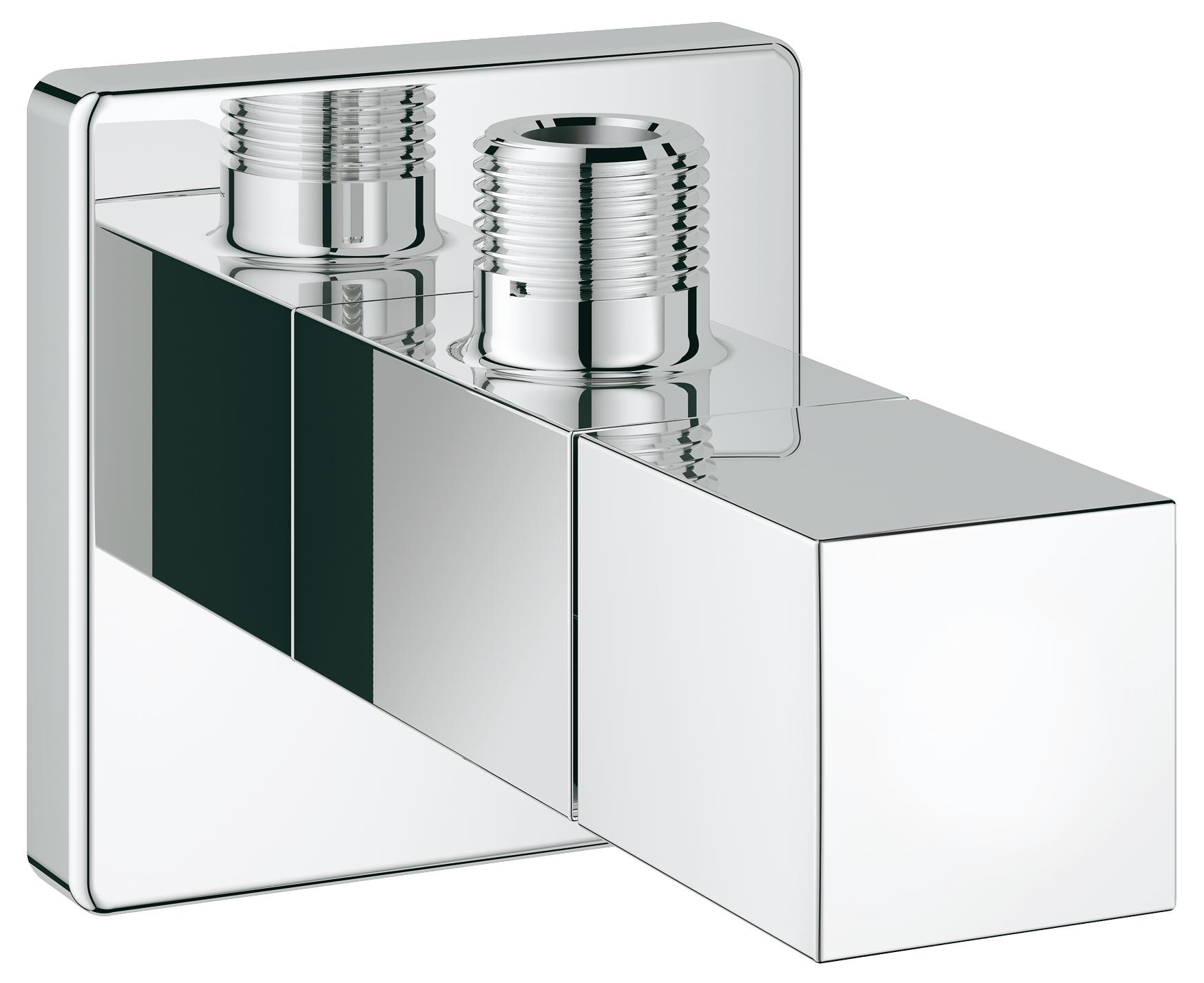 Изображение товара Угловой вентиль Grohe Cube 22012000 латунь 1/2"x3/8" с хромированным покрытием