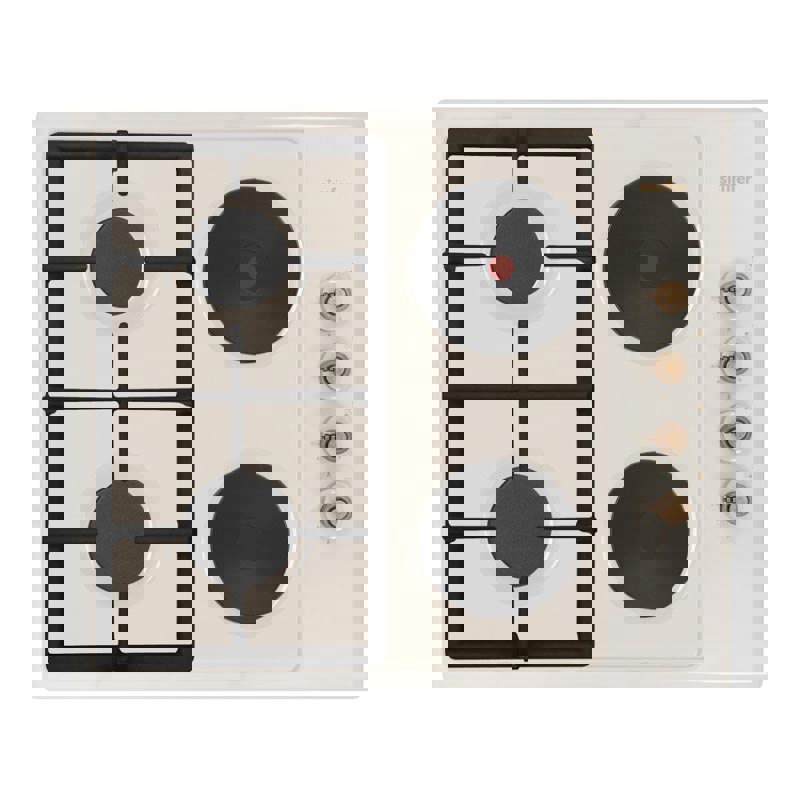 Изображение товара Комбинированная варочная панель SIMFER 4 конфорки бежевый 60x52 см