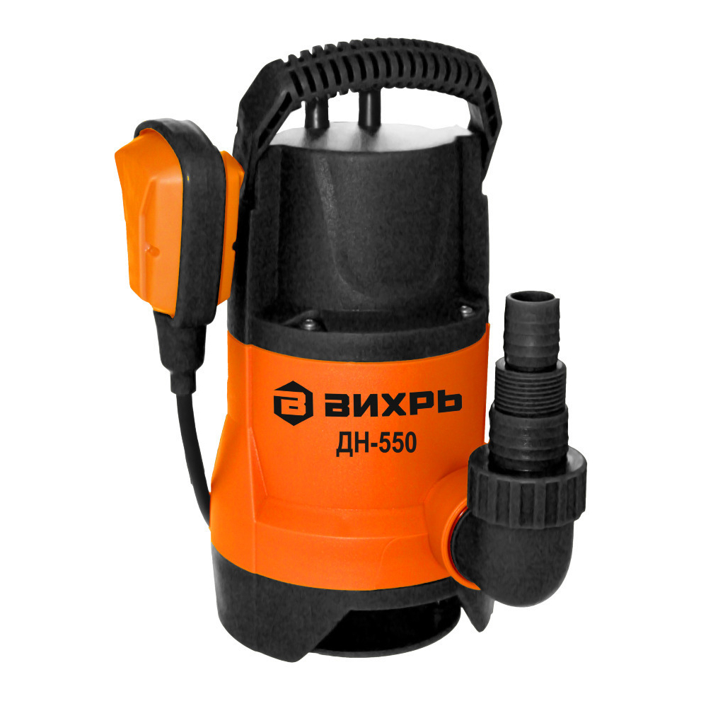 Изображение товара Насос погружной дренажный для грязной воды Вихрь ДН-550