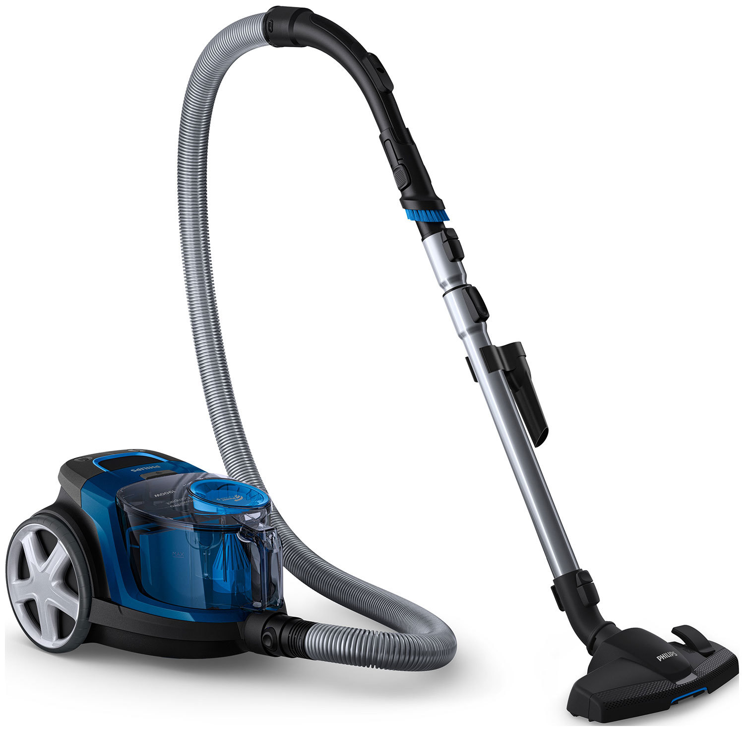 Изображение товара Пылесос с контейнером Philips Fc 9352/01 powerpro compact 1900 Вт 1.5 л цвет синий черный