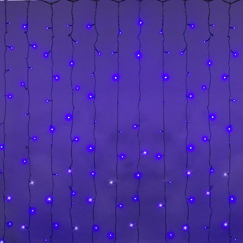 Изображение товара Электрогирлянда универсальная Sneha a-943 bl-w flash занавес 20x20 м 300 ламп 1 режим работы