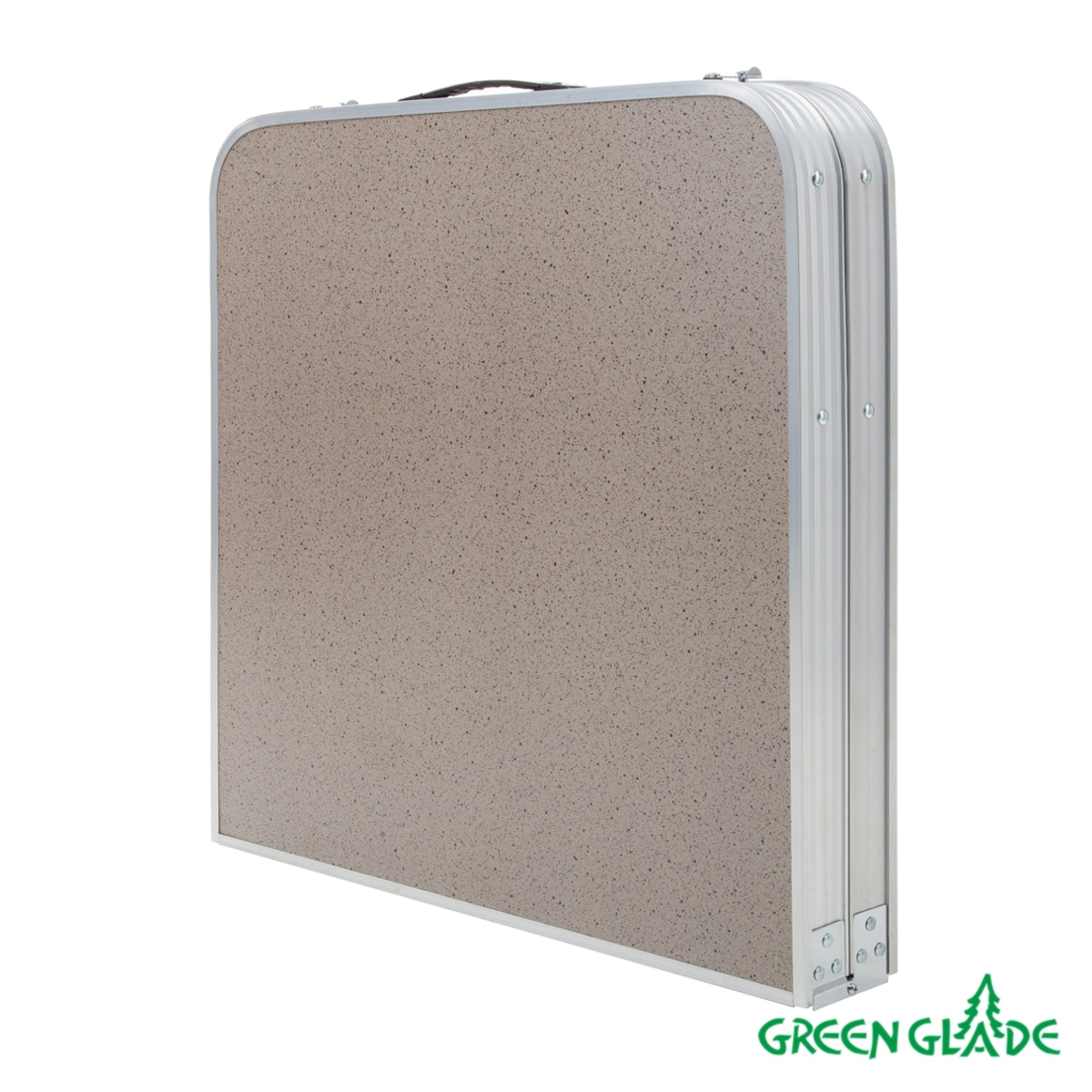 Изображение товара Раздвижной складной садовый стол Green Glade 5104 алюминий бежевый 60-120 см
