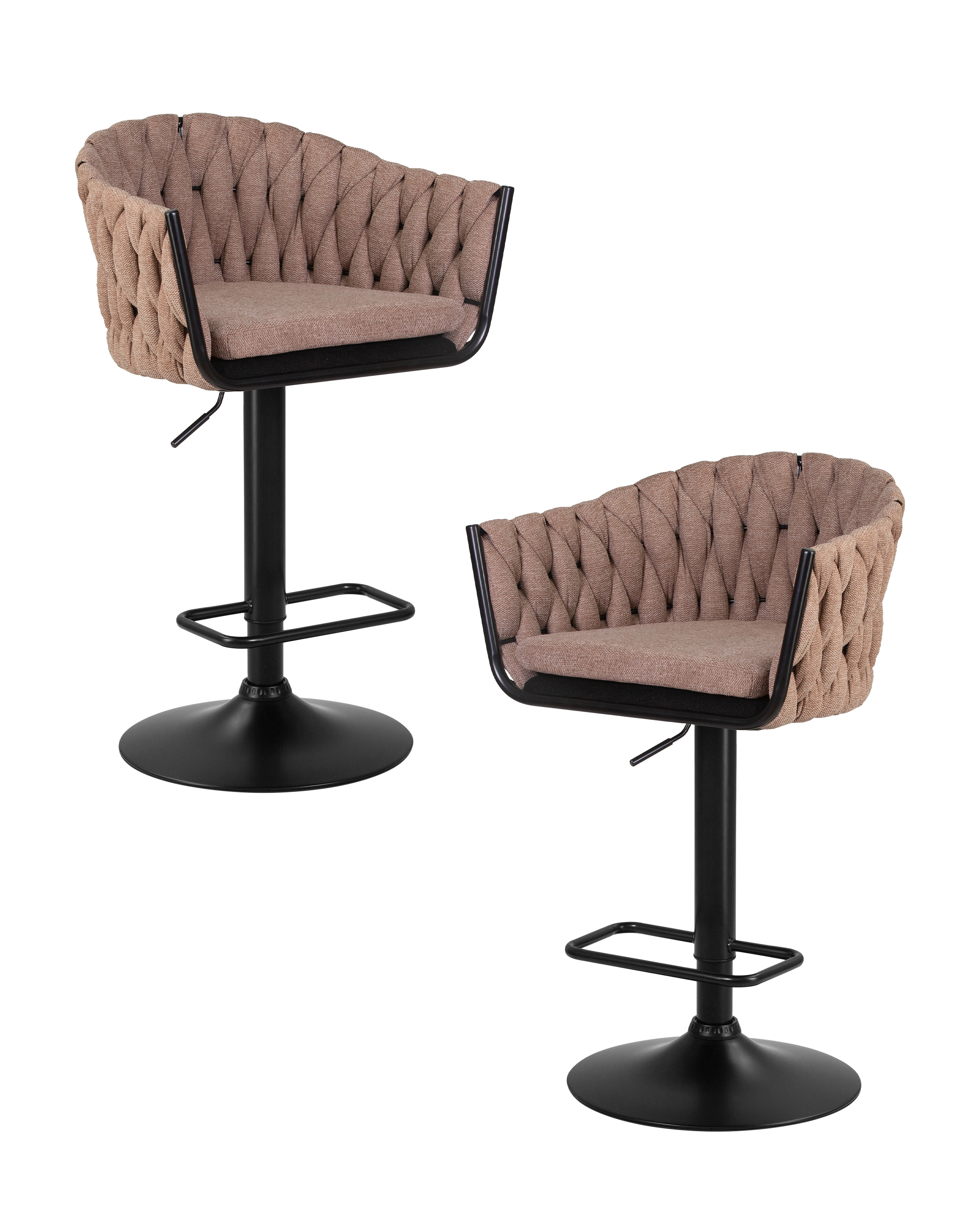 Изображение товара Барный стул Dobrin Leon lm-9690 с регулировкой высоты и мягким сиденьем