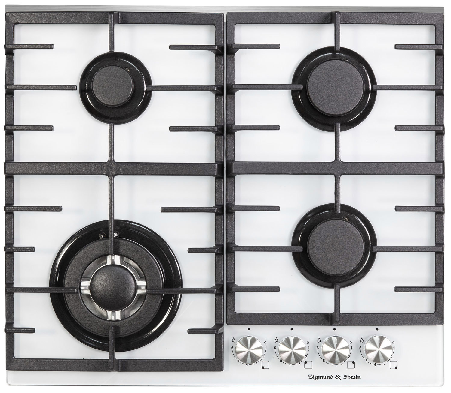 Изображение товара Газовая варочная панель Zigmund & Shtain M 28.6 W 58 см 4 конфорки белая